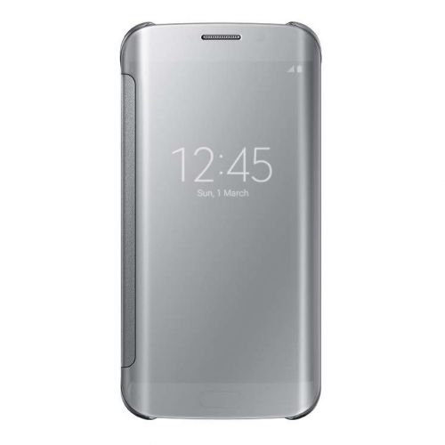 regeling onderdak het is mooi Original Samsung Galaxy S6 edge Clear View Cover Schutzhülle silber -  IT-Welt24.de