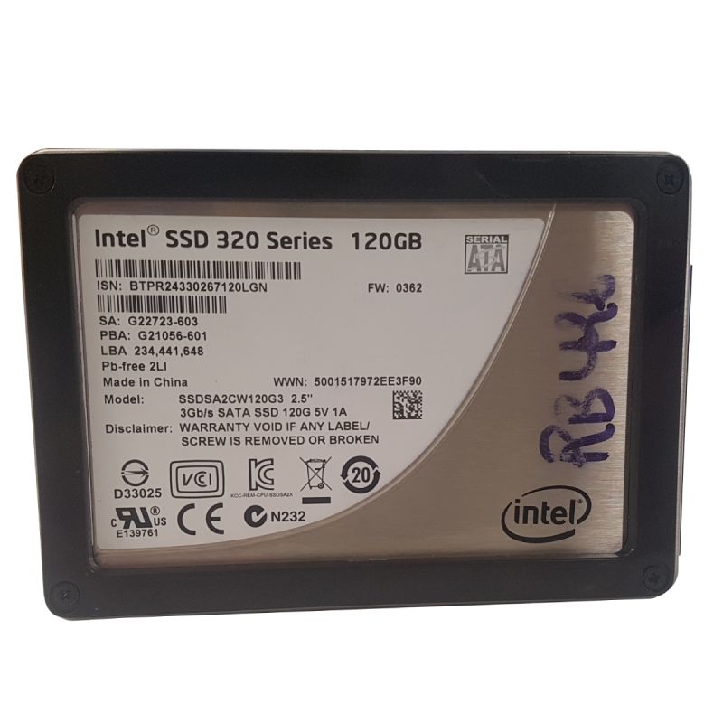 Intel SSD Series SSD State Drive) 120GB Zoll SATA II 3Gb/s -